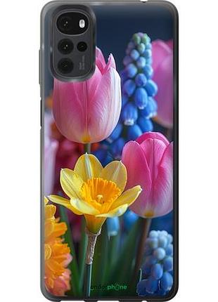 Чехол на motorola g22 весенние цветы "6058u-2681-10746"