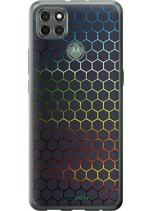 Чохол на motorola g9 power переливні стільники "498u-2229-10746"
