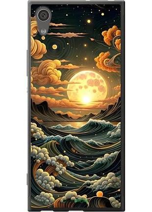 Чехол на sony xperia xa1 g3112 арт волны сони эксперия ха1 г3112
