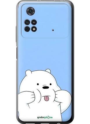 Чехол на xiaomi poco m4 pro милый мишка сяоми поко м4 про