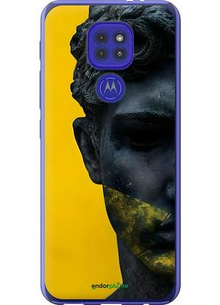 Чехол на motorola g9 play статуя арт моторола г9 плей