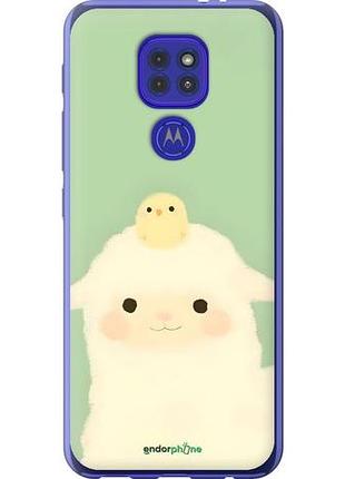 Чехол на motorola g9 play барашек и ципленок моторола г9 плей