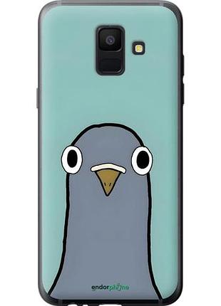 Чехол на samsung galaxy a6 2018 голубь самсунг а6 2018