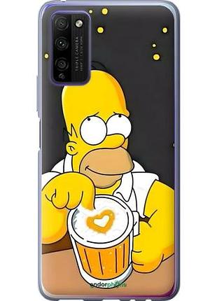 Чехол на huawei honor 30 lite гомер пиво