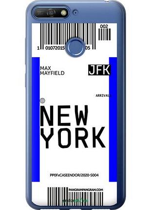 Чехол на huawei honor 7c new york "4861u-1411-10746"