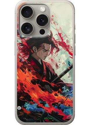 Чехол на iphone 15 pro битва стихий "6110u-3096-10746"
