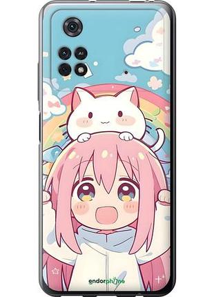 Чохол на xiaomi poco m4 pro дівчинка аніме веселка