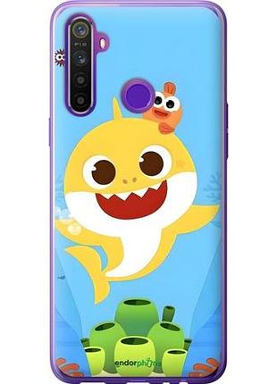 Чехол на realme 5 бейби шарк риалми 5
