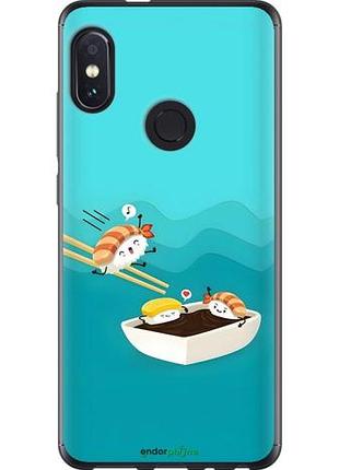 Чехол на xiaomi redmi note 5 суши