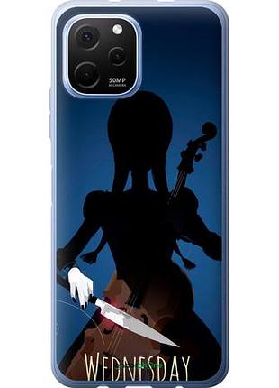 Чехол на huawei nova y61 wednesday "5515u-2983-10746"