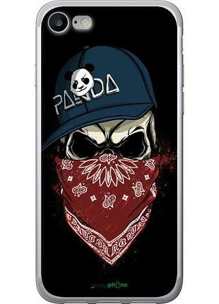 Чехол на iphone se 2022 череп в кепке "4127u-3737-10746"
