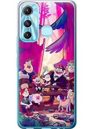 Чехол на infinix hot 11 гравити фолз инфикс хот 11