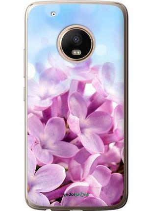 Чехол на motorola moto g5 plus сирень "527u-1038-10746"