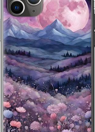 Чехол на iphone 11 pro max ночь луна арт айфон 11 про макс