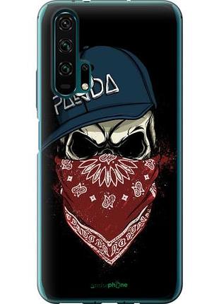 Чехол на huawei honor 20 pro череп в кепке "4127u-1702-10746"
