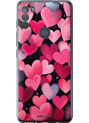 Чехол на motorola g50 сердечки 4 "5662u-2354-10746"