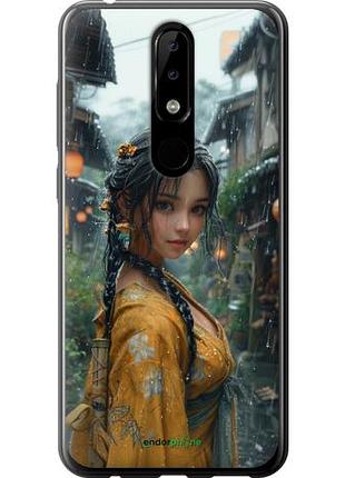 Чехол на nokia 5.1 plus anime-girl "6133u-1543-10746"