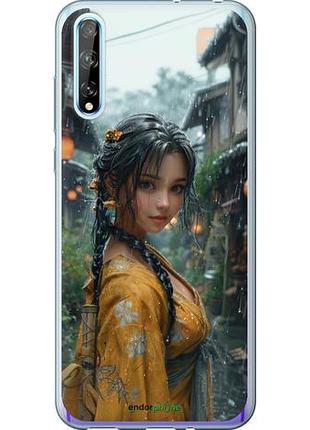 Чехол на huawei p smart s anime-girl "6133u-1813-10746"