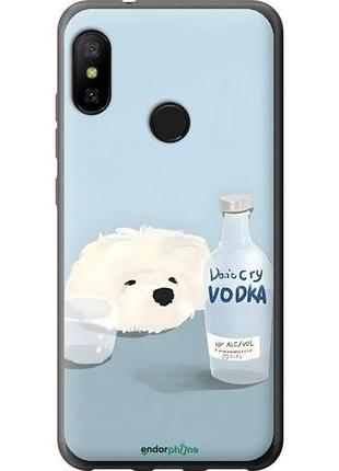 Чехол на xiaomi mi a2 lite пес водка сяоми ми а2 лайт