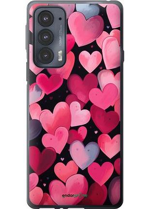 Чехол на motorola edge 20 сердечки 4 "5662u-2497-10746"