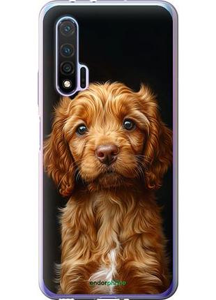 Чехол на huawei nova 6 cocker spaniel на черном фоне "6137u-1821-10746"