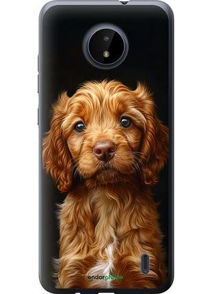 Чехол на nokia c20 cocker spaniel на черном фоне "6137u-2510-10746"