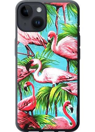 Чехол на iphone 14 tropical background "4016u-2648-10746"