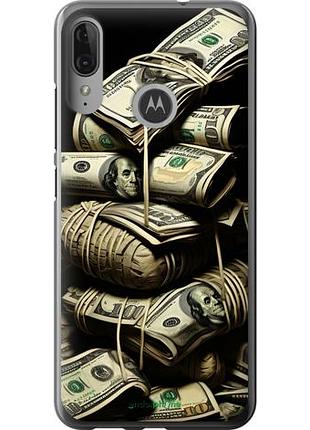 Чехол на motorola moto e6 plus big money "5666u-1780-10746"