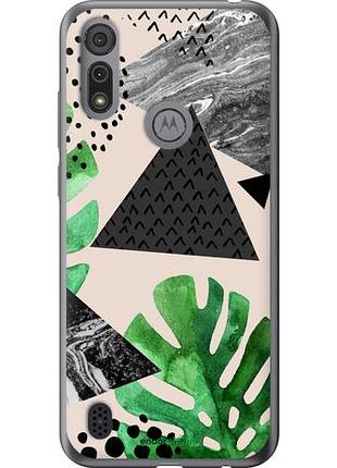 Чехол на motorola e6s монстера "4304u-2001-10746"