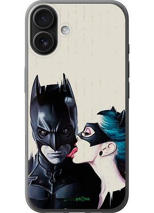 Чехол на iphone 16 plus бэтмен "4678u-3714-10746"