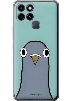 Чехол на infinix smart 6 голубь инфикс смарт 6
