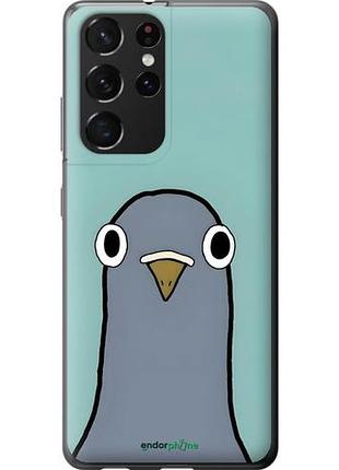 Чохол на samsung galaxy s21 ultra (5g) блакитний