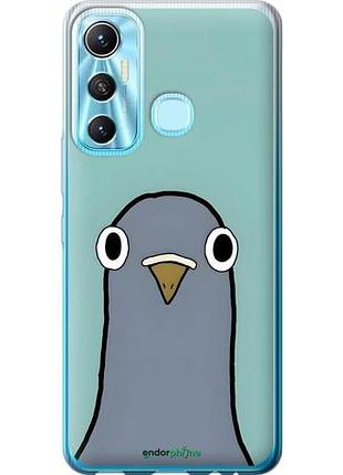 Чехол на infinix hot 11 голубь инфикс хот 11