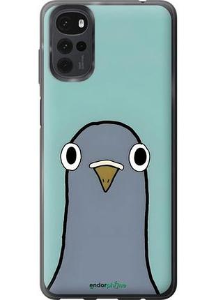 Чехол на motorola g22 голубь моторола г22