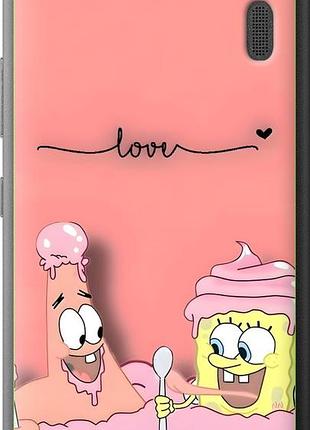 Чехол на lenovo a7000 спанч боб, sponge bob леново а7000