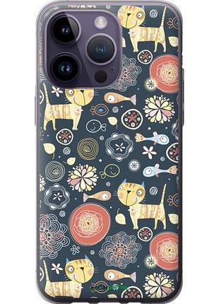 Чехол на iphone 14 pro max котята v4 "1224u-2667-10746"