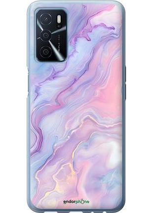 Чехол на oppo a16 нежный мрамор оппо а16