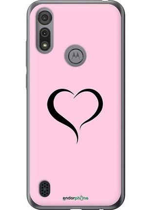 Чехол на motorola e6s сердце 1 "4730u-2001-10746"