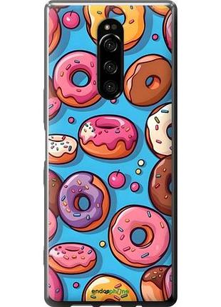 Чехол на sony xperia xz4 пончики сони эксперия хзет4