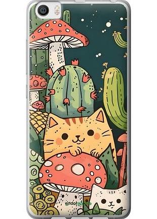 Чехол на xiaomi mi5 коты грибы сяоми ми5