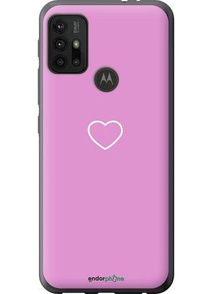 Чехол на motorola moto g20 сердце 2 "4863u-2461-10746"