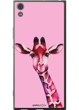 Чохол на sony xperia xa1 ultra g3212 рожева жирафа "4441u-1237-10746"