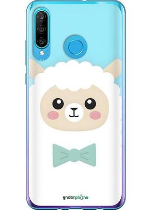 Чехол на huawei p30 lite милый барашек хуавей п30 лайт