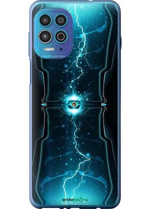 Чехол на motorola edge s молнии в цилиндре "120u-2860-10746"
