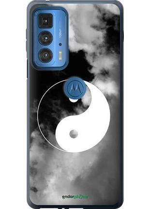 Чехол на motorola edge 20 pro инь и янь "4389u-2662-10746"
