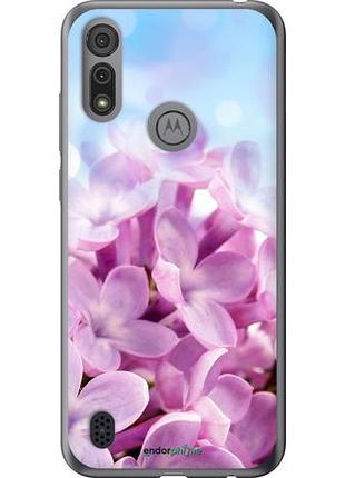Чехол на motorola e6i сирень "527u-2355-10746"