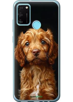 Чехол на huawei honor 9a cocker spaniel на черном фоне "6137u-1900-10746"