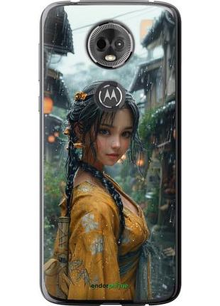 Чехол на motorola moto e5 plus anime-girl "6133u-1412-10746"
