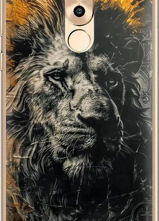 Чохол на huawei honor 6x лев у золотих барвах "6155u-460-10746"