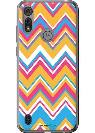 Чехол на motorola e6s шеврон v2 "1057u-2001-10746"